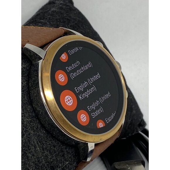 Fossil Gen 4 Authentic Digital Dial Smart Watch Custom Band FTW6016 LT332 - Picture 5 of 12
